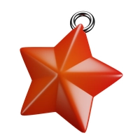 3D star icon